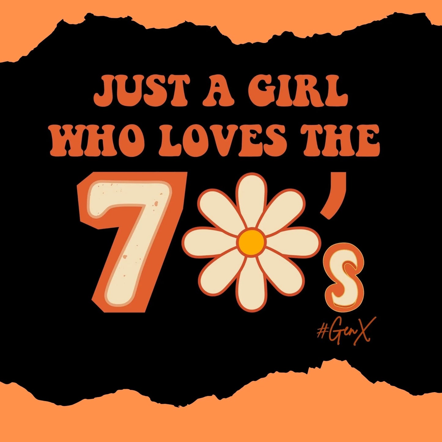 Just a Girl 70's Tee