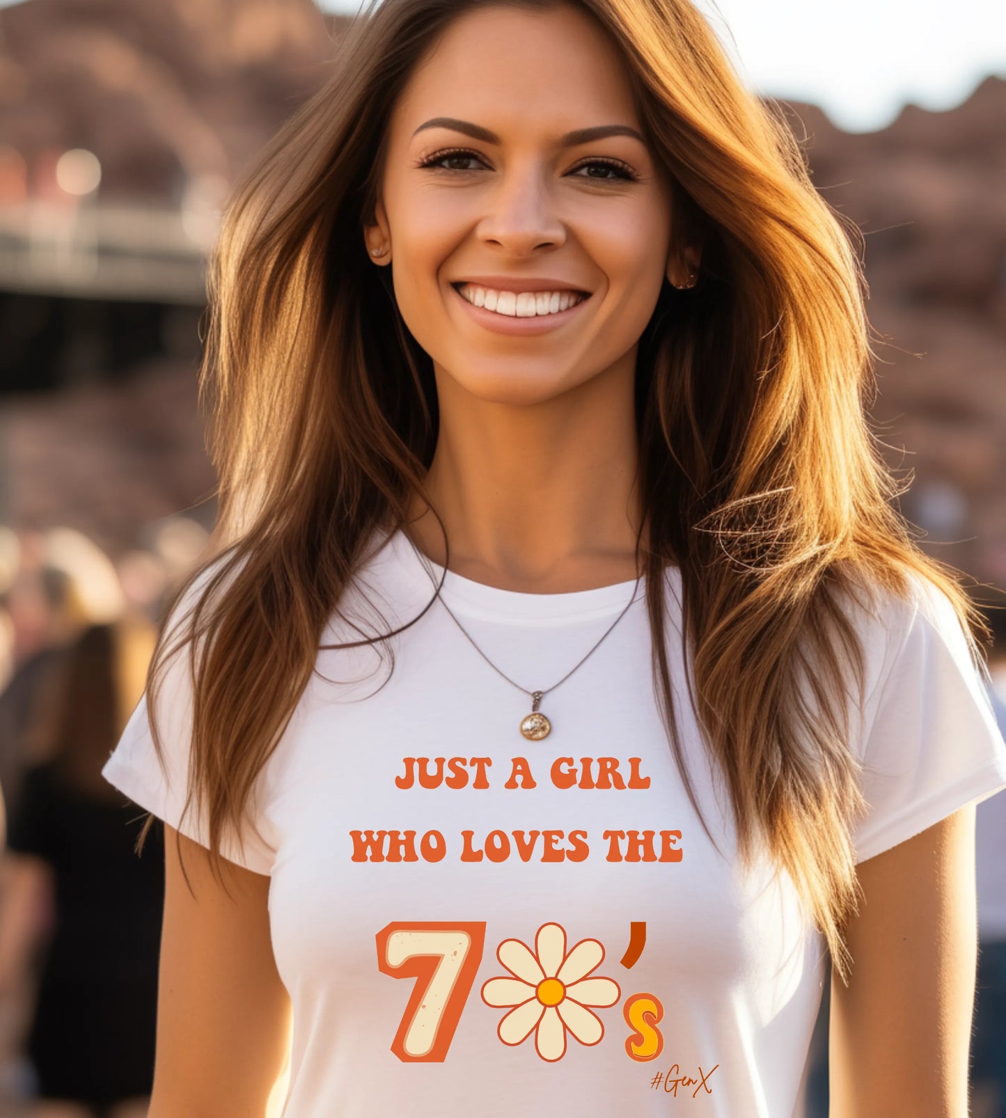 Just a Girl 70's Tee