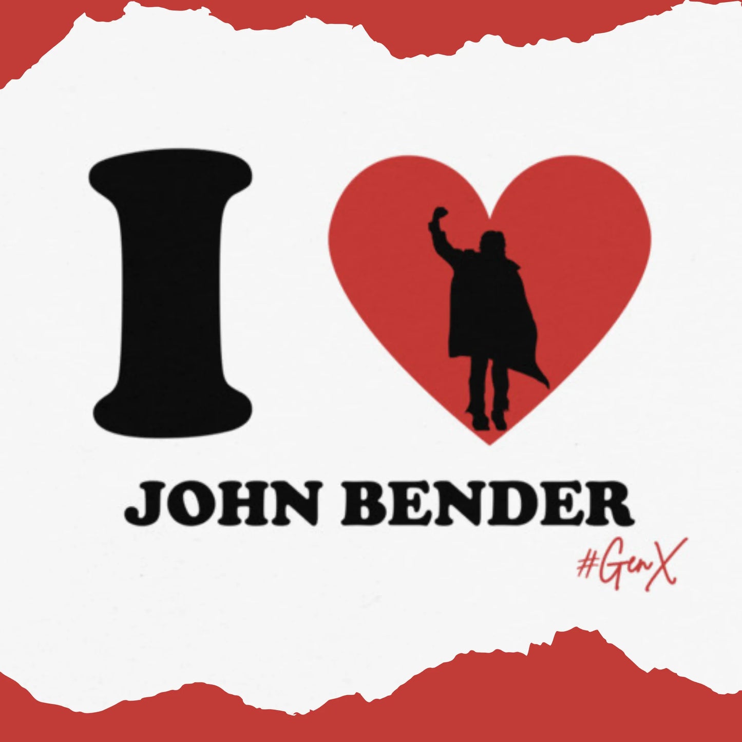 I Love John Bender Tee
