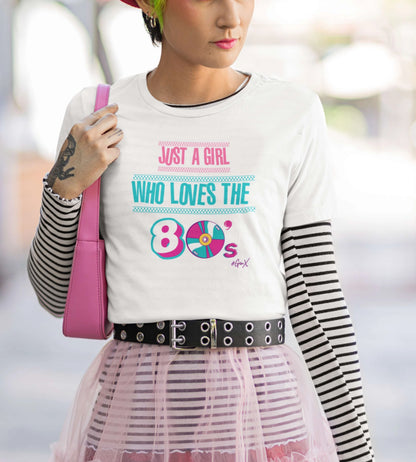 Just a Girl 80s Tee