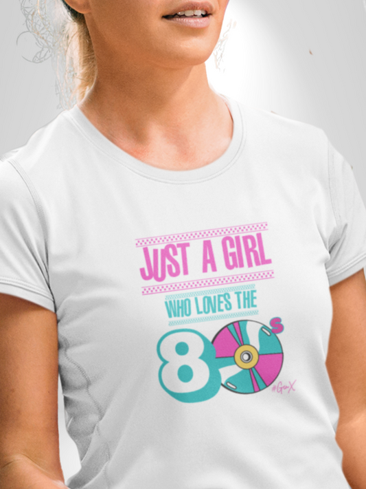Just a Girl 80s Tee