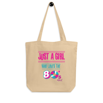 Just a Girl 80s Tote