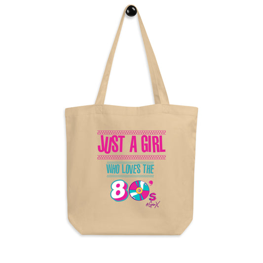 Just a Girl 80s Tote