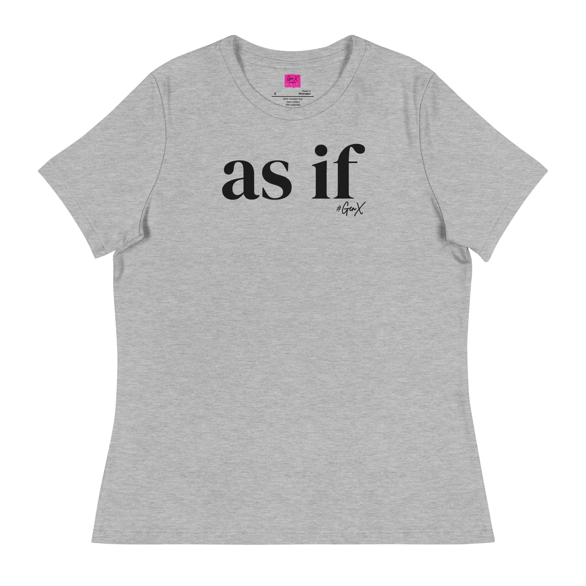 ◆as if calie◆ RIZZ TSHIRT WHITE CA25AST002WHF RIZZ T-SHIRT WHITE - 에즈이프캘리(asifCALIE)